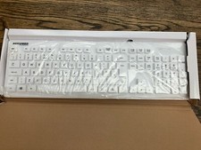 Accuratus Accumed AQUA - USB 105 Key Sealed Washable IP68 Medical Keyboard 