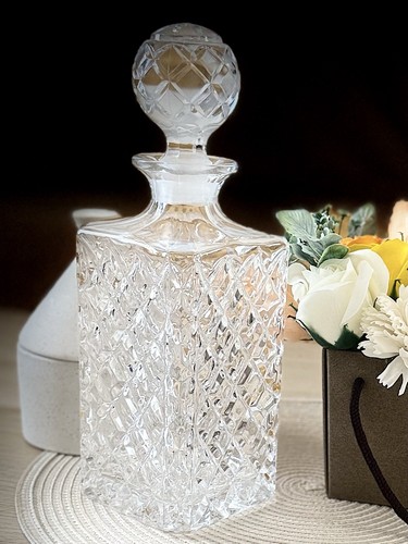 Whiskey decanter crystal - decanter,