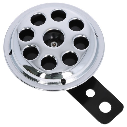 Motorcycle horn chrome black - horn, chrome/black