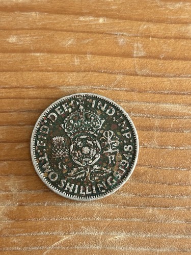 Old coin 1948 two - 1948, shilling