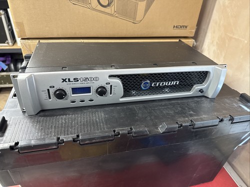 Crown xls1500 power amplifier - power,