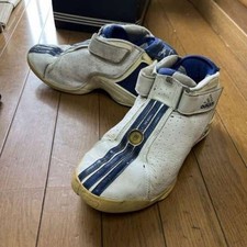 adidas Vintage Sneakers TMAC 4.5 White Blue Size 8 D Men's Basketball Shoes