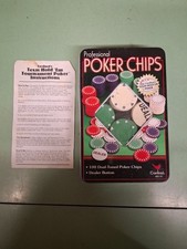 Cardinal’s Professional 100 Poker Chips Complete Set