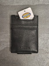 Fossil Mens Leather Card