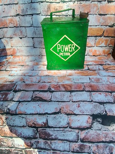 Vintage power petrol - vintage, can
