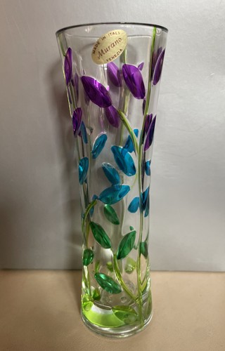 Vintage murano glass vase - vintage,