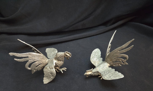 Pair vintage metal - pair,