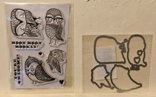 Owl Themed Stamp & Die Set - 8
