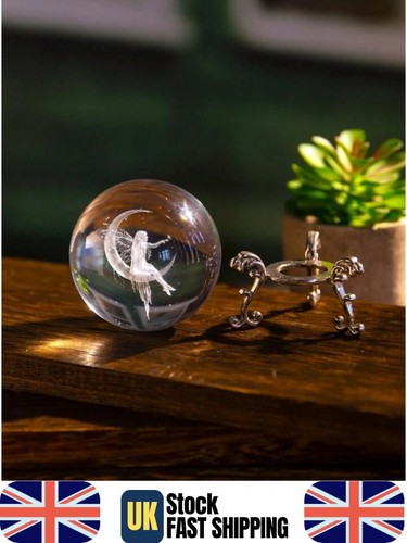 Crystal ball moon fairy - crystal,