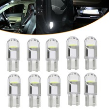 10Pcs White Light LED T10 194