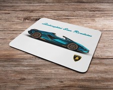 Lamborghini Sian Roadster Mouse Pad 28 x 20cm - Gaming, PC, Music