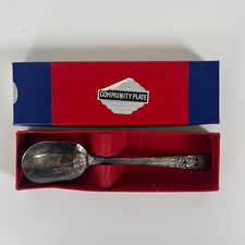Vintage Oneida Hampton Court Community Plate Jam/Sugar Spoon - Silver