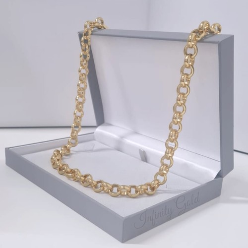 Mens 9ct gold 10mm classic - gold,