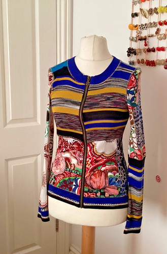 Desigual designer zip - designer, up
