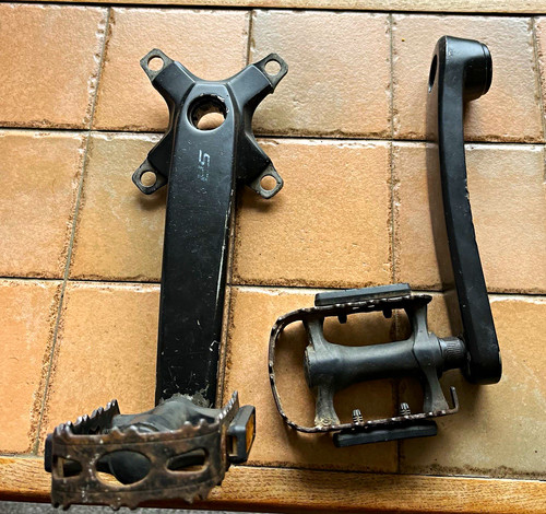 Suntour 170mm mtb cranks - 170mm,