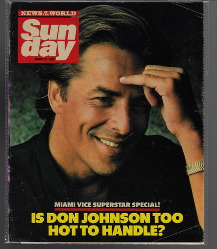 Sunday magazine don johnson - magazine,