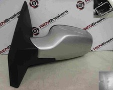 Renault Clio MK3 2005-2009 Passenger NS Wing Mirror Silver TED69
