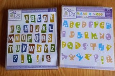 2 sets of See D's Purple Rubber Alphabet Stamps