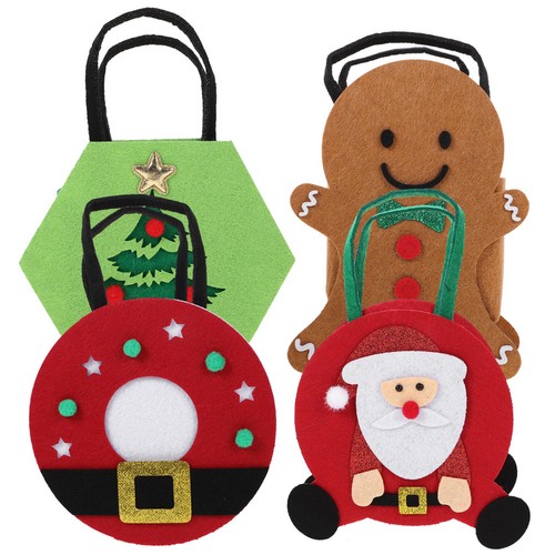 Pcs felt tote bags wrapping - 4,