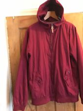 Rare Lambretta Harrington Hoodie Jacket Burgundy,size XL,Mod,Skinhead,West Ham,