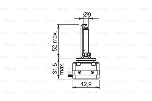 Bulb headlight bosch 987 - bosch,