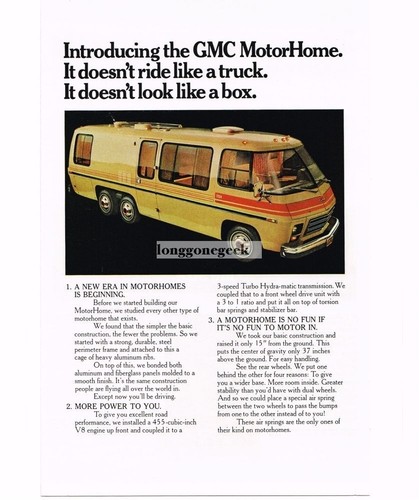 1973 gmc mortorhome - 1973,