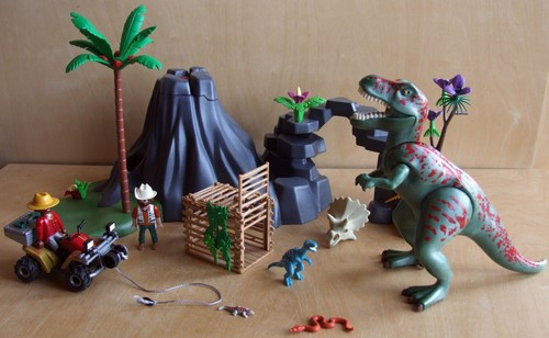 Playmobil dinos volcano - dinos,