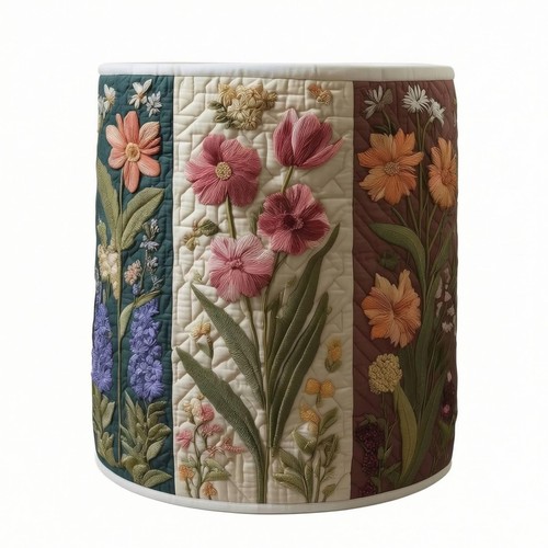 Quilted storage basket - basket, |