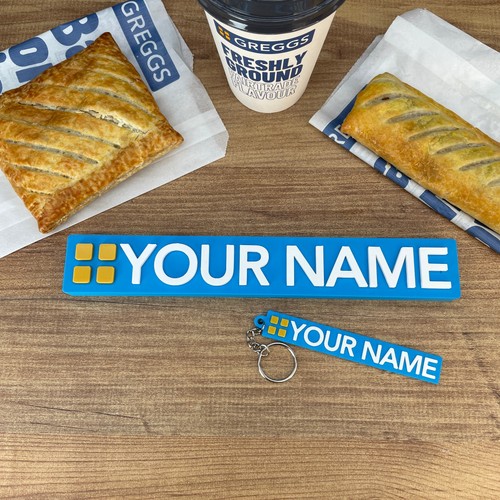 Greggs style personalised - personalised, name
