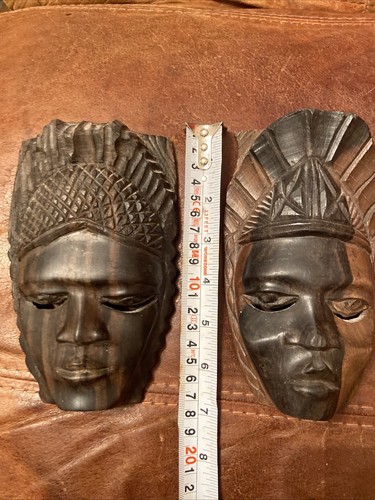 Small hand carved ebony - 2,