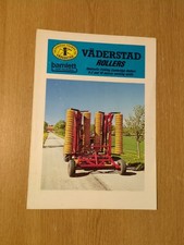 PRE USED VADERSTAD BAMLETT ROLLERS COLOUR FARMING ORIGINAL COLLECTORS BROCHURE