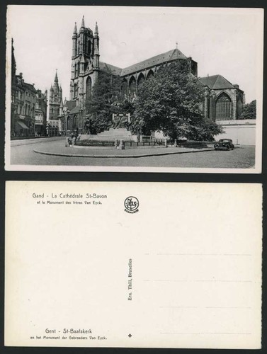 Ghent old postcard - old,