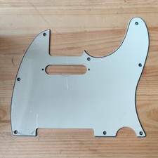 New B-Stock Tele Telecaster Style Pickguard Scratchplate Cream 3 Ply 