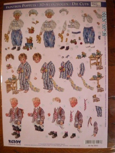 Beautiful paintbox poppets die - beautiful,