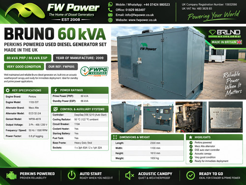 Kva bruno diesel generator - diesel,