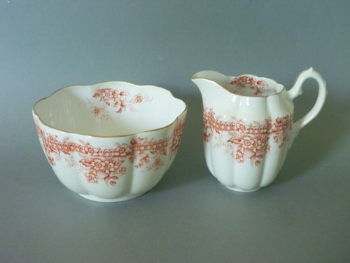Antique milk jug sugar bowl - milk,