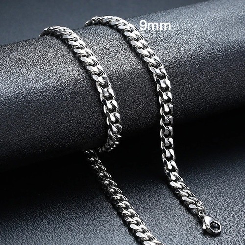 Mens chain necklace silver - mens, hip