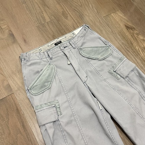 R13 cropped cargo trousers - cargo,