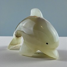 Hand Carved Stone Dolphin