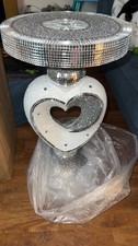 SILVER VENETIAN MIRRORED TABLE