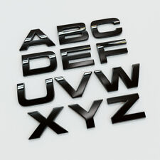 GLOSS Black SINGLE 3D Letter
