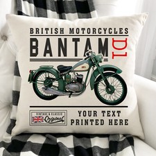 Personalised Motorbike Cushion