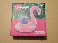 Blue Sky inflatable flamingo drinks holder  (B744)