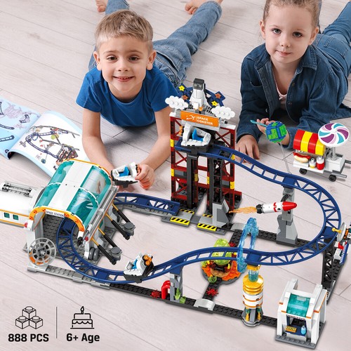 Space roller coaster building - roller,