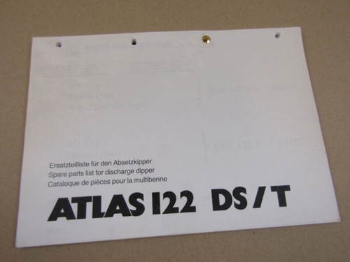 Atlas 122 skip loader - 122,