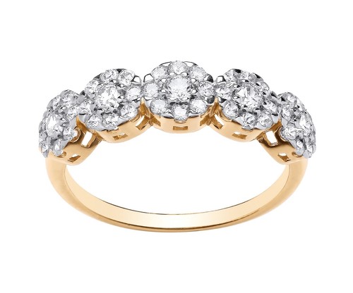 9ct yellow gold silver - yellow, on