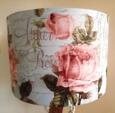 Floral lampshade Shabby Chic
