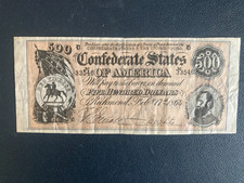 trade cards Topps American civil war bank note $500