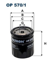 OIL FILTER OP 570/1 FILTRON
