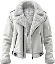 Men's White RAF B3 Bomber